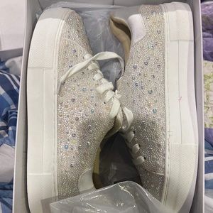 Betsey Johnson wedding sneakers size 9